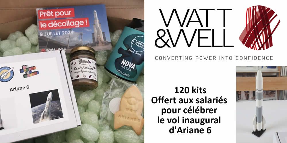 Watt & Well : 120 Kits Ariane 6