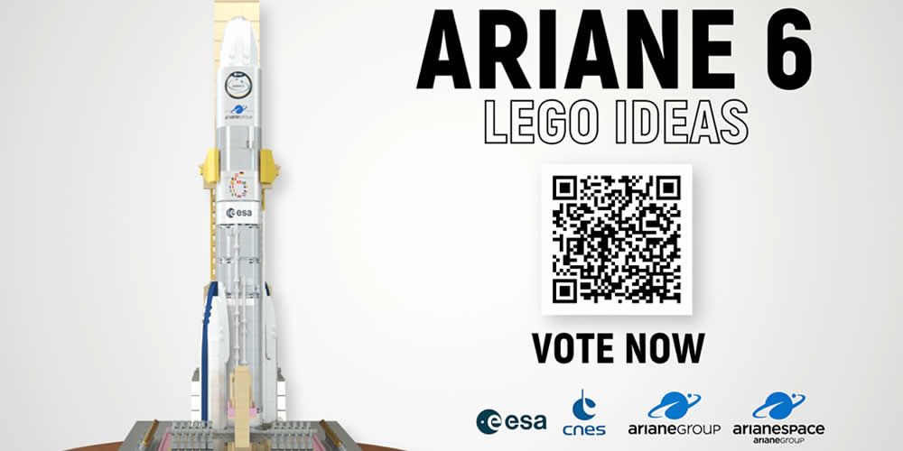Ariane 6 sur Lego Ideas, soutenez le projet