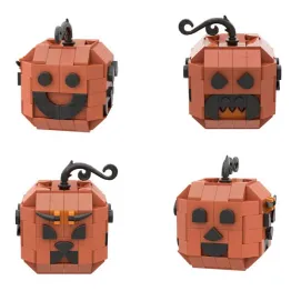 4 Citrouilles de Halloween