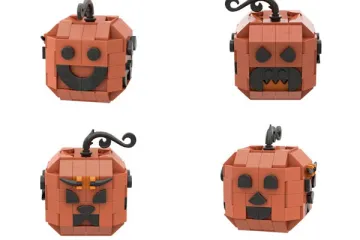 4 Citrouilles de Halloween