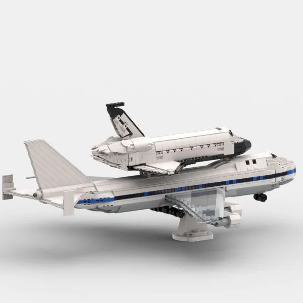 747 avec la navette colombia