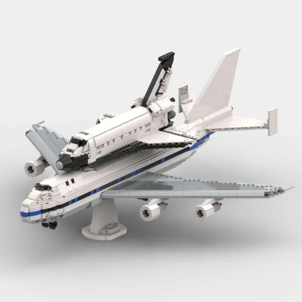 747 avec la navette colombia