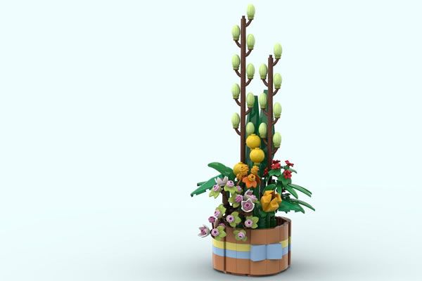Panier de fleurs